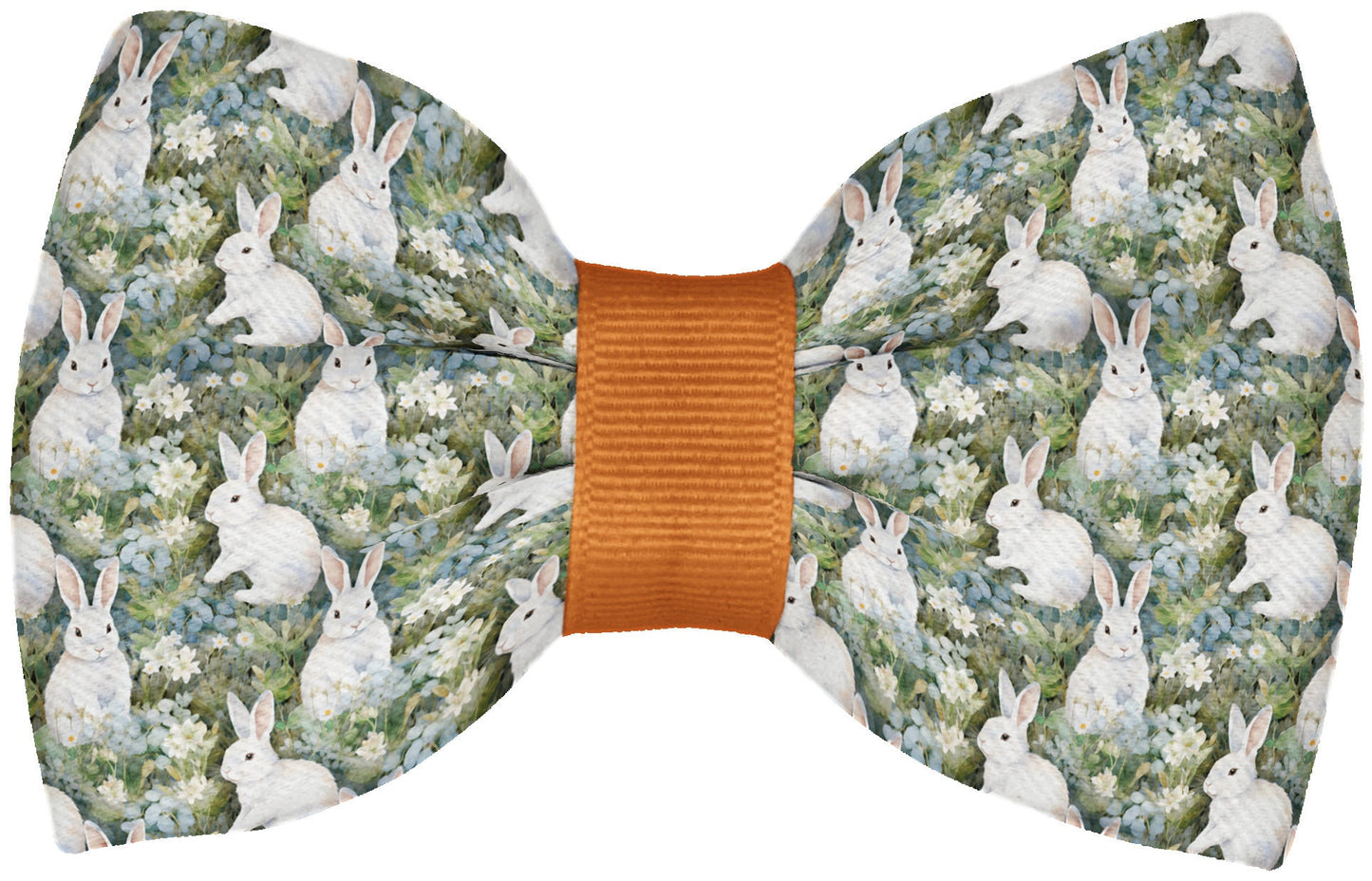 Easter Bunny Bow Tie for Boys and Men • Easter Hair Bow • Spring Celebrations • Boy Bow Tie • Men's Bow Tie • Garden Bow • Handmade