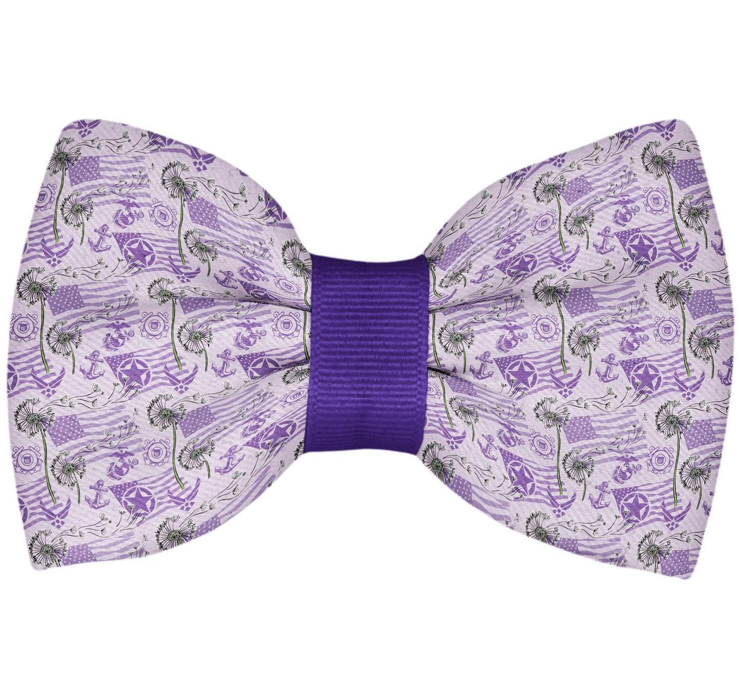 Dreamy American Dandelion Bow Tie • Patriotic Bow Tie • Military Child Month Bow Tie • Boy Bow Tie • Men's Bow Tie • Handmade