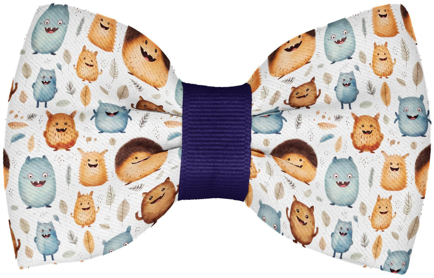 Cute Monsters Bow Tie • Halloween Bow Tie for Boys and Men • Boy Bow Tie • Men's Bow Tie • Handmade
