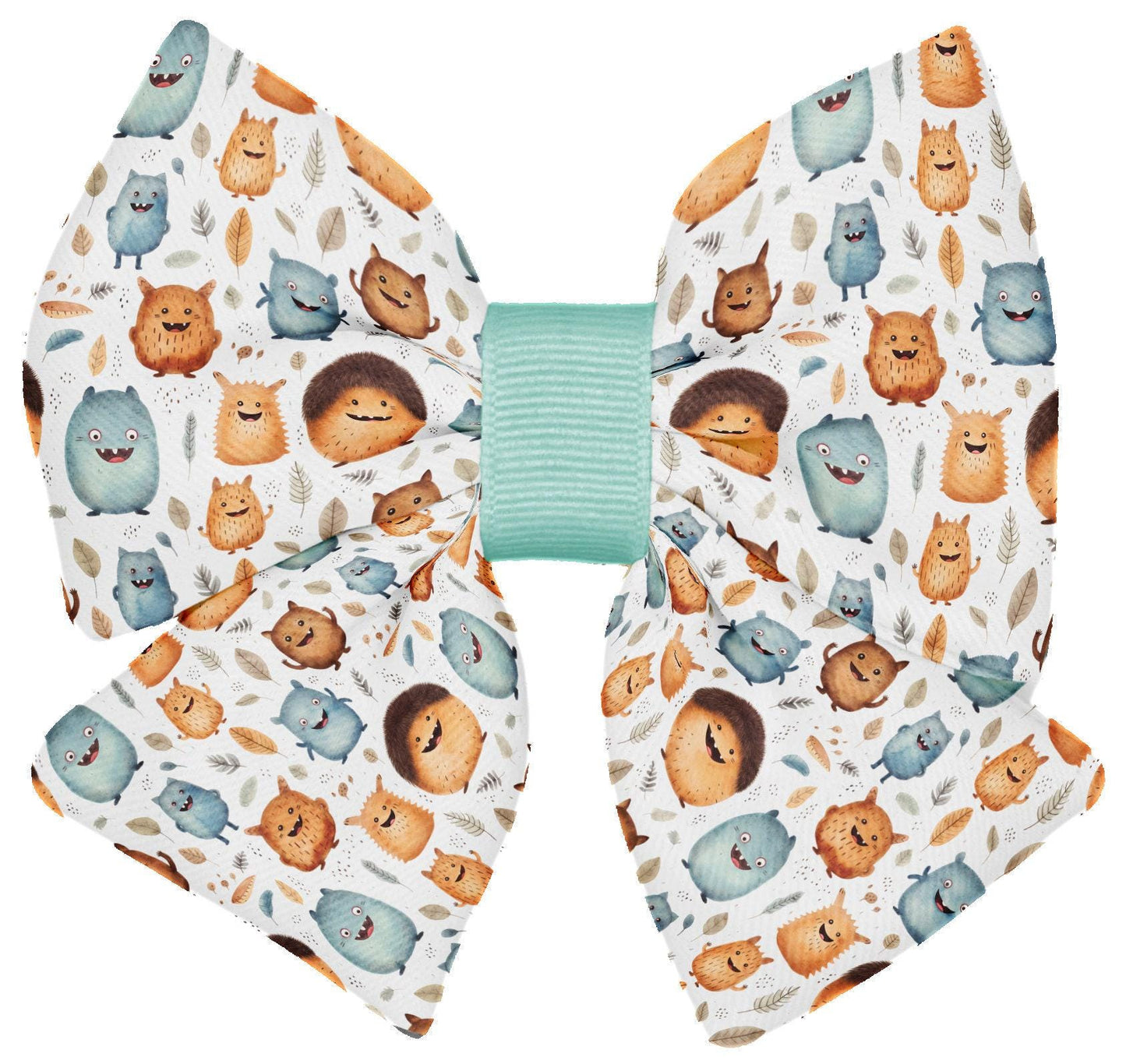 Cute Monster Hair Bow • Halloween Hair Bow for Girls and Women • Girl Hair Bow • Women Hair Bow • Handmade