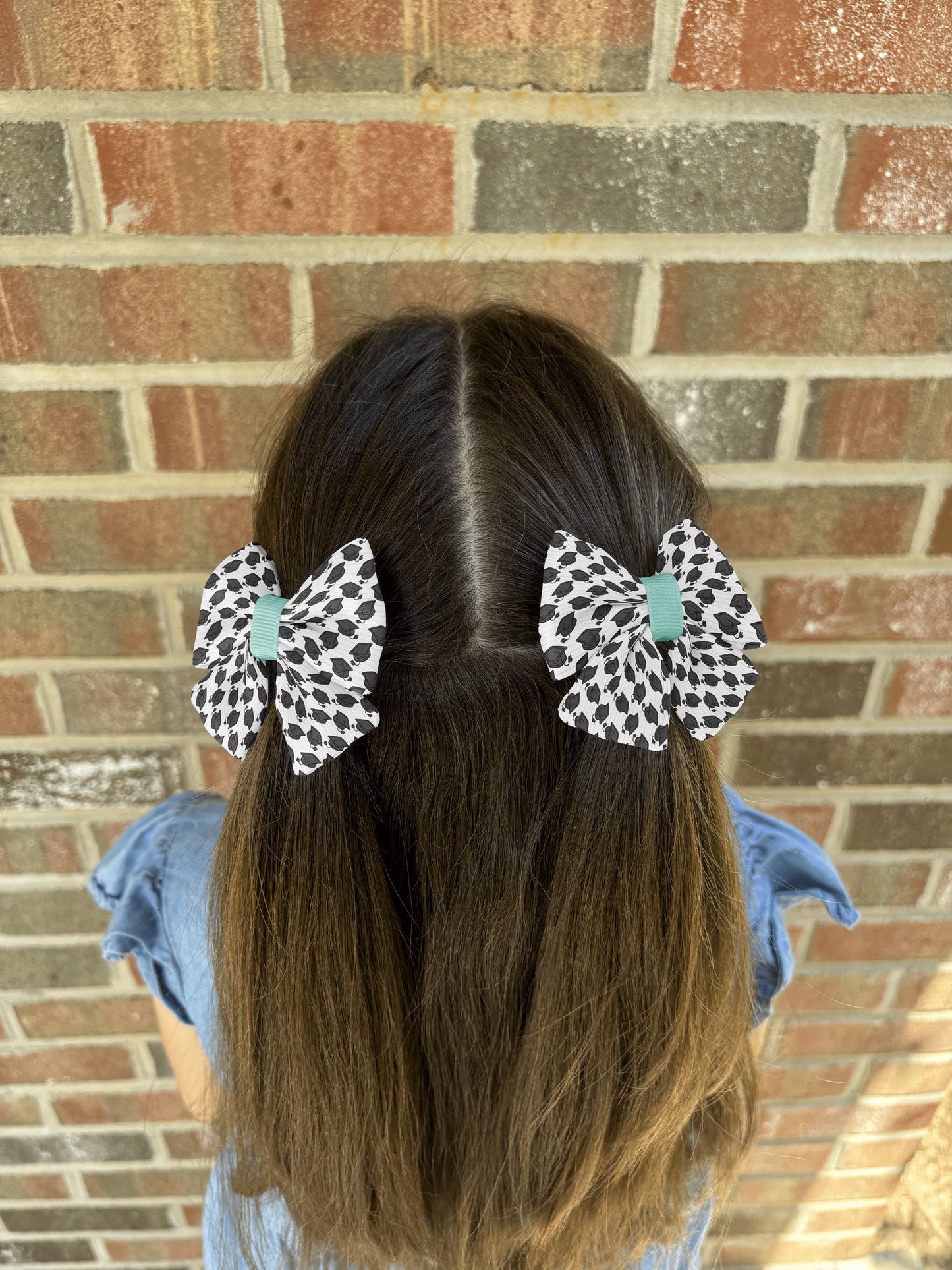 Graduation Hair Bow for Girls and Women • Unique Puffy Design • Perfect for Graduation Celebrations • Handmade