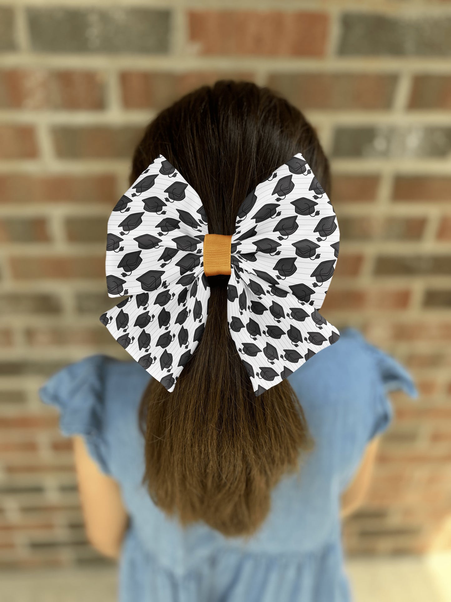 Graduation Hair Bow for Girls and Women • Unique Puffy Design • Perfect for Graduation Celebrations • Handmade