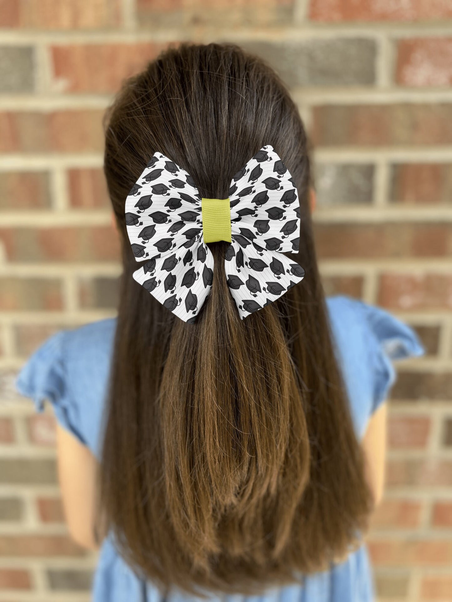 Graduation Hair Bow for Girls and Women • Unique Puffy Design • Perfect for Graduation Celebrations • Handmade