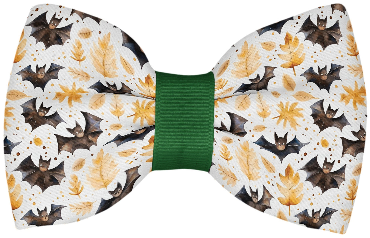 Autumn Bats and Leaves Bow Tie • Halloween Bow Tie for Boys and Men • Boy Bow Tie • Men's Bow Tie • Handmade