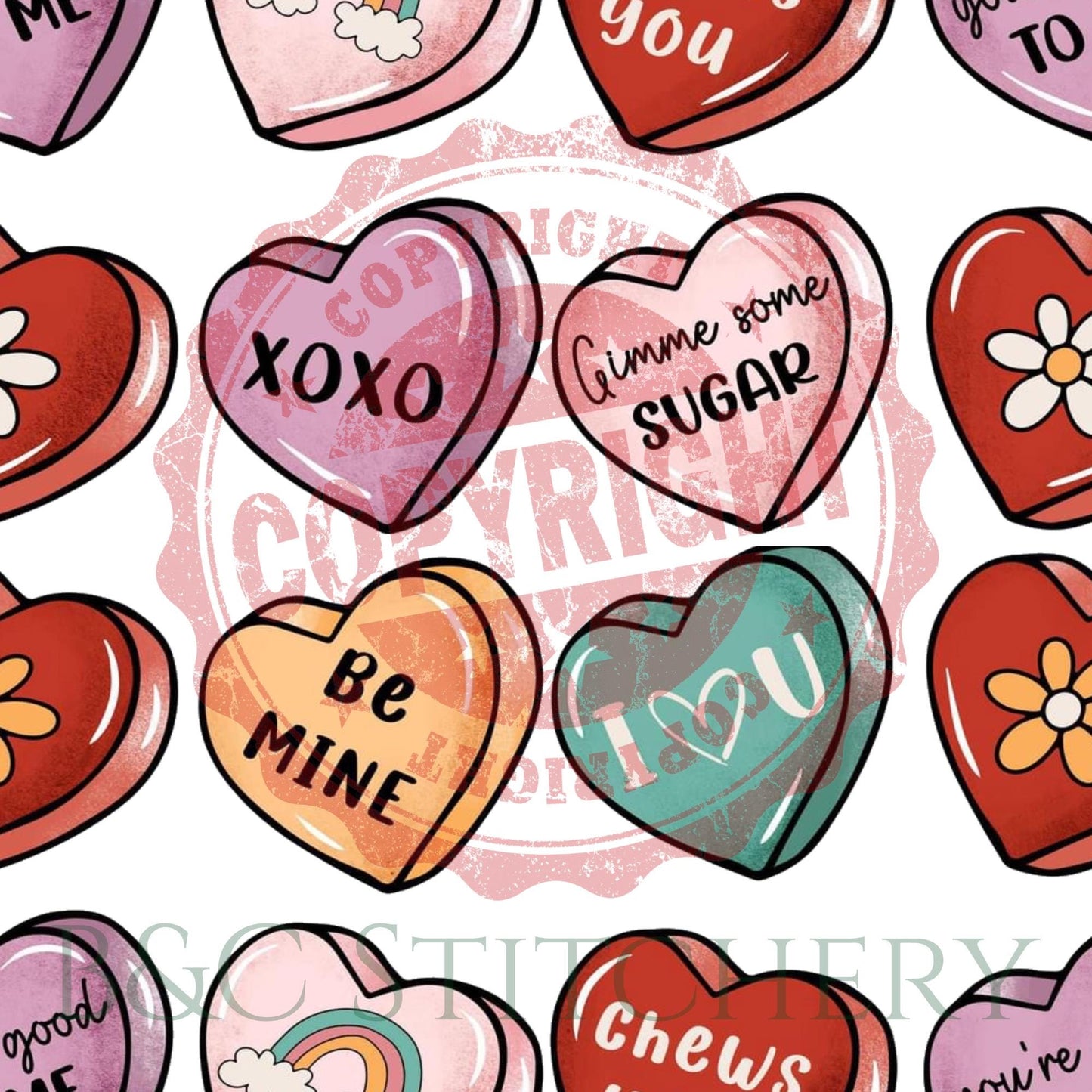 Valentine's Day Candy Heart Bow Tie • Colorful Sweetheart Pattern • Retro Modern Style • Boy Bow Tie • Mens Bow Tie • Handmade