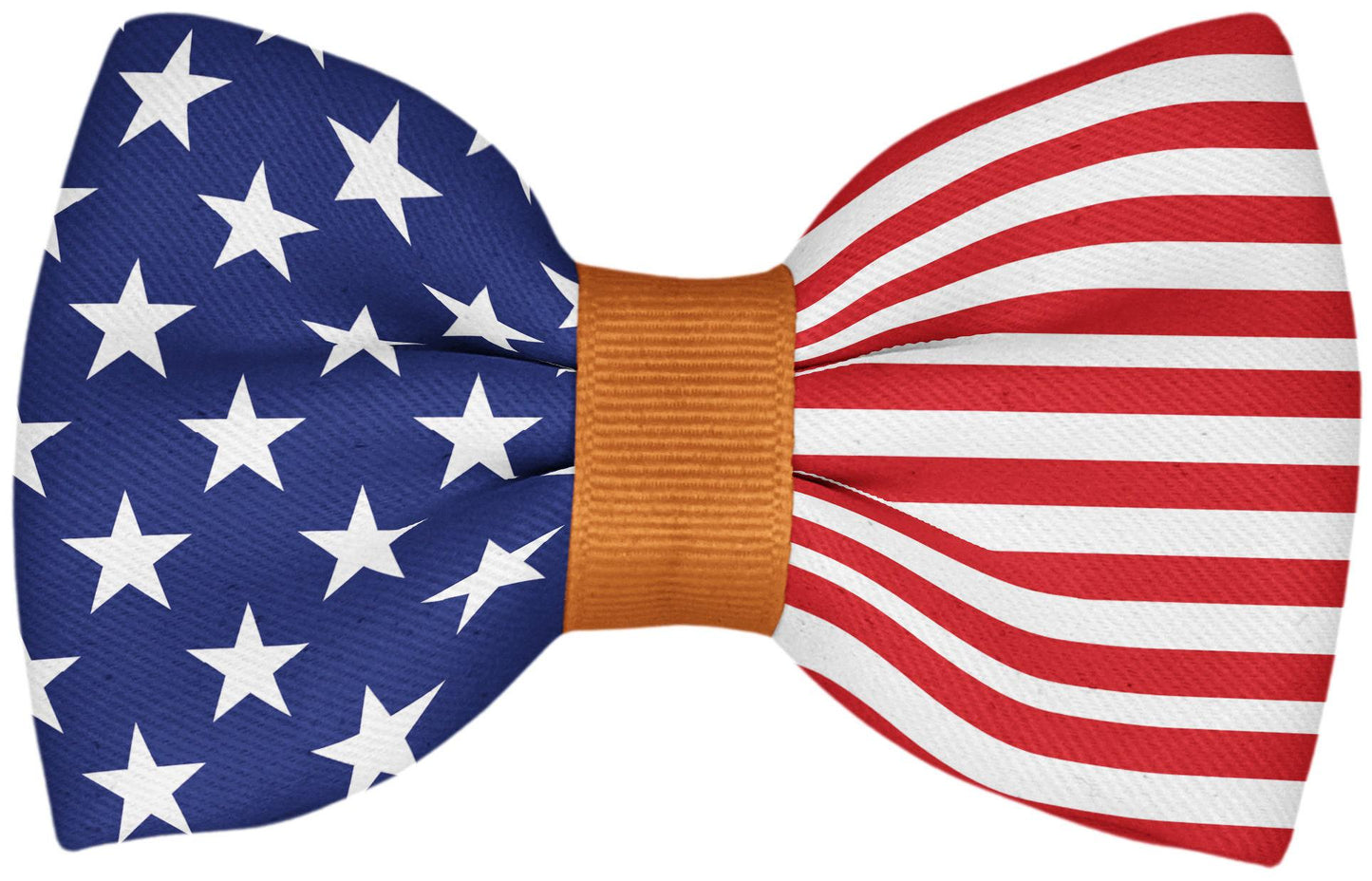 American Flag Bow Tie for Boys and Men • Patriotic, Adjustable, Handmade Puffy Design • Boy Bow Tie • Men's Bow Tie • Handmade