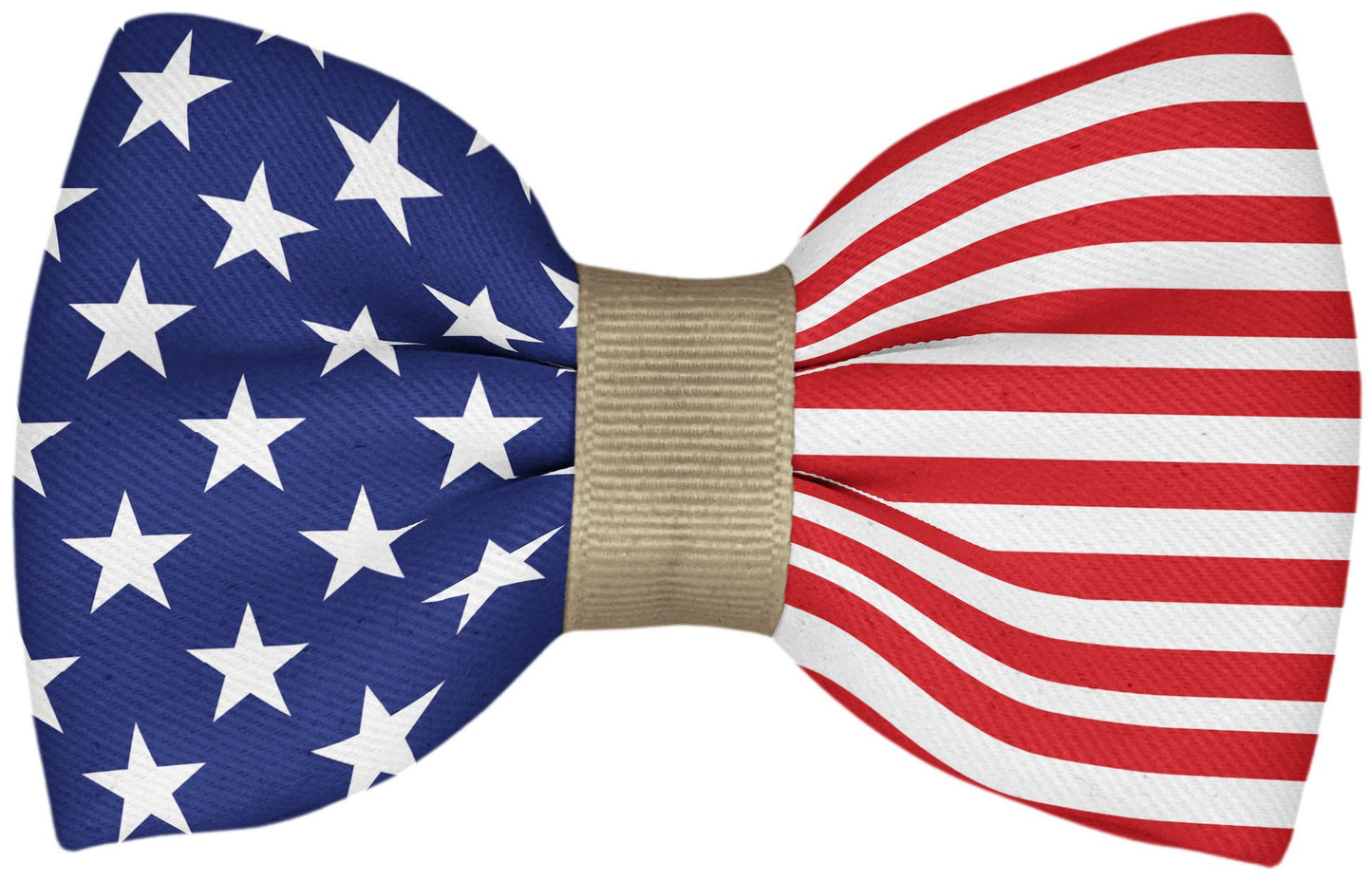 American Flag Bow Tie for Boys and Men • Patriotic, Adjustable, Handmade Puffy Design • Boy Bow Tie • Men's Bow Tie • Handmade