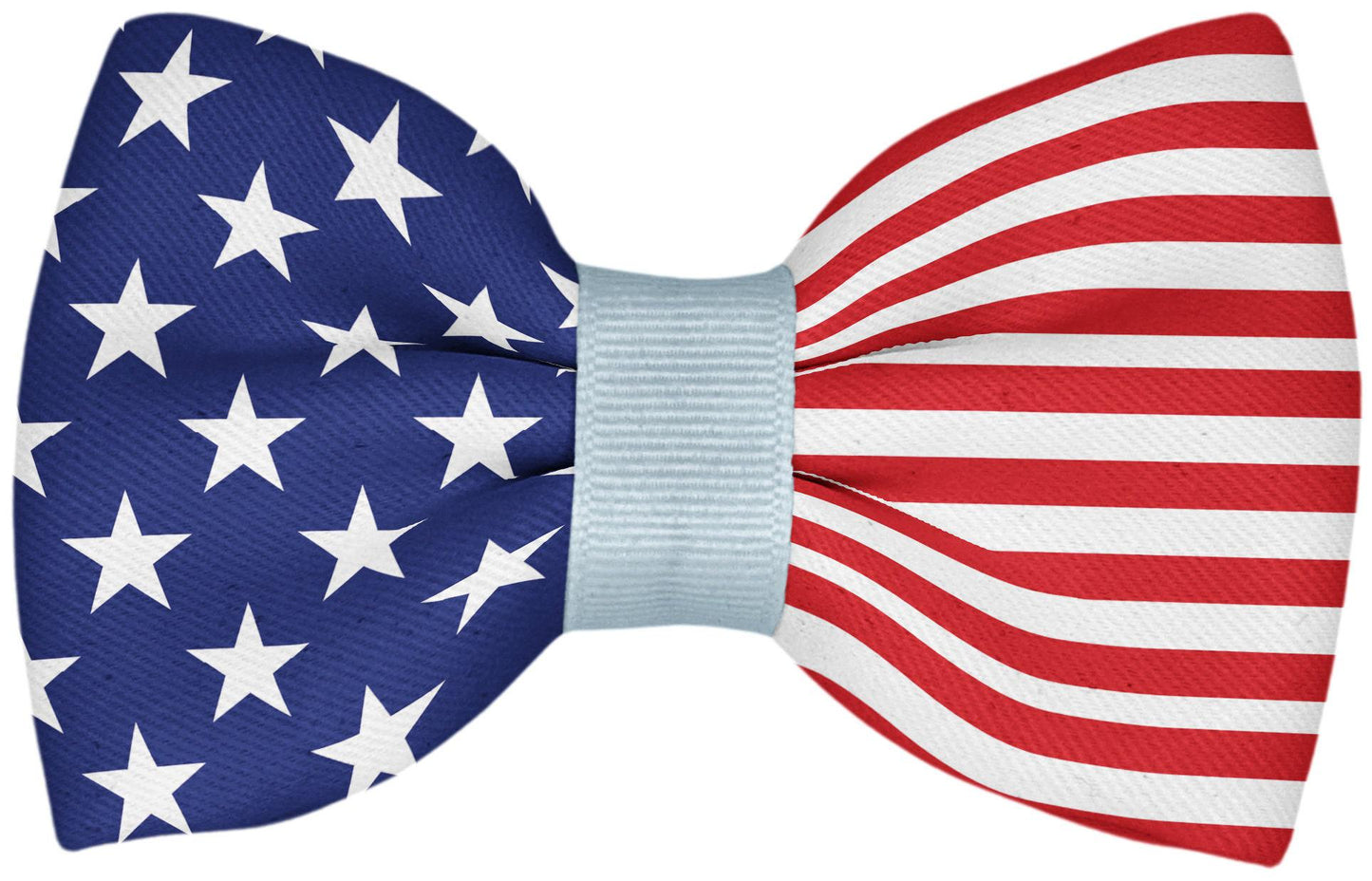American Flag Bow Tie for Boys and Men • Patriotic, Adjustable, Handmade Puffy Design • Boy Bow Tie • Men's Bow Tie • Handmade